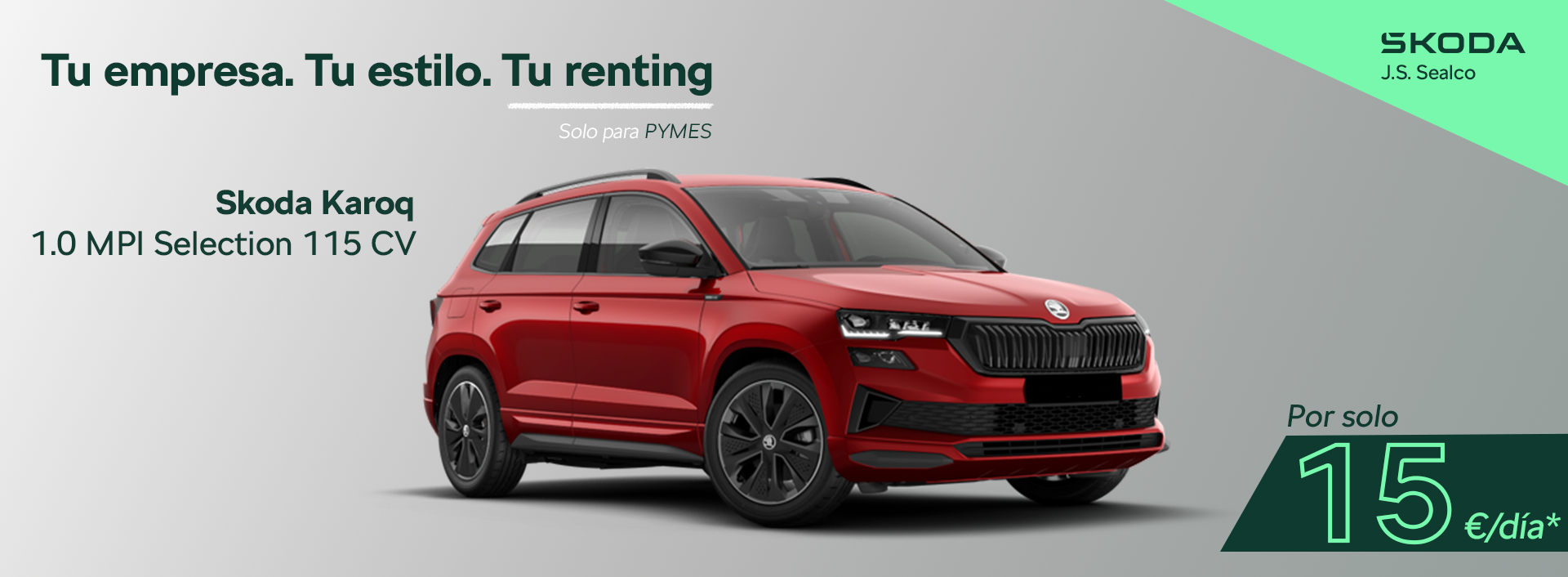 SKODA BUSINESS KAROQ  BANNER ABRIL 2025